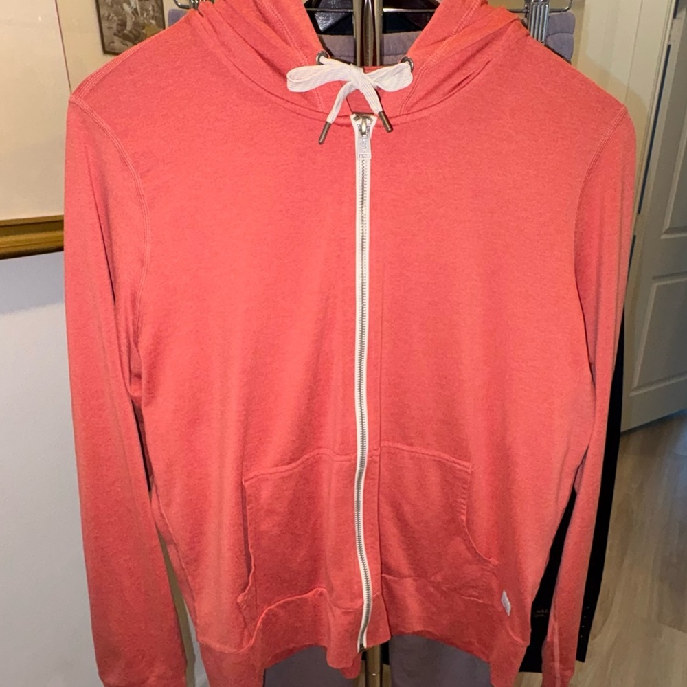 Vuori Halo 2.0 Hoodie Salmon Sz Large